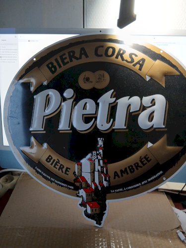 Plaque Métal Pietra   45cm x 45cm