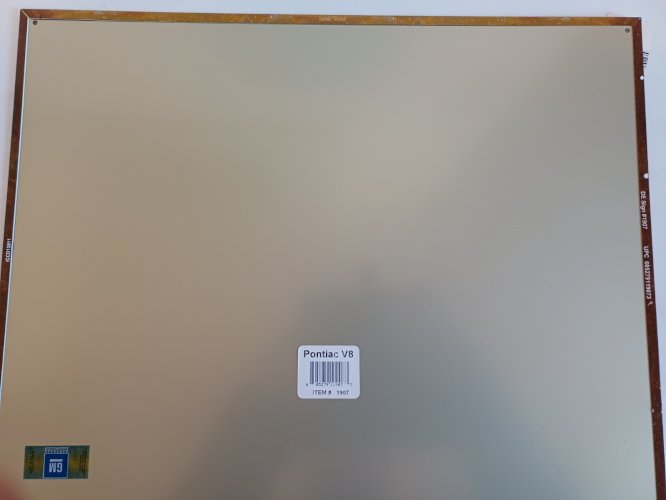 Plaque métal PONTIAC V8 - 40 x 30 cm déco USA voiture vintage