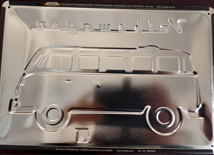 Plaque métal VOLKSWAGEN Combi 30 x 20 cm
