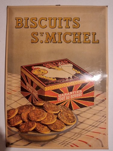 Plaque publicitaire "Biscuits St Michel"