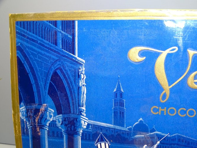 -PLAQUE PUBLICITAIRE CARTONNEE CHOCOLAT GRANETIAS VENITIA (ANCIEN ESCOFFIER)  D