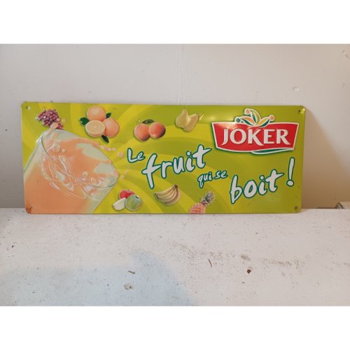 Plaque Publicitaire en Tole Joker