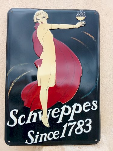 Plaque publicitaire