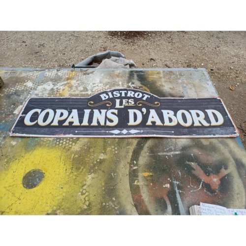 Plaque Tole  Les Copains dAbord 