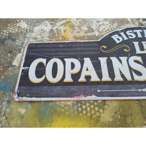 Plaque Tole  Les Copains dAbord 