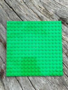 Lego green plate 12.8*12.8 cm