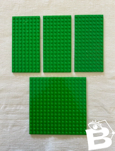 Plaques vertes Lego
