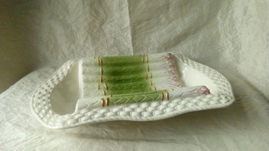 ASPARAGUS DISH IN BARBOTINE 20TH *