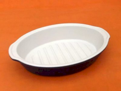 Pirofila Microonde Piatto Da Forno Emile Henry Belle-Ile - Ceramica HR, 22x14 Cm, Per Gratin E Portate Singole Piatto Forno Singolo