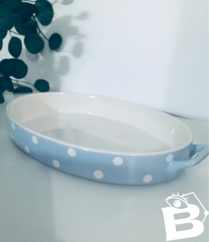 Plat à gratin rétro