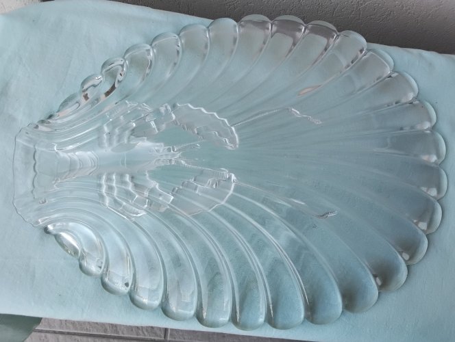 Plat à poisson ou crustacés Walther Glas 