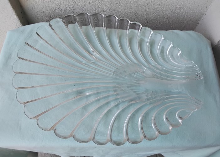 Plat à poisson ou crustacés Walther Glas 