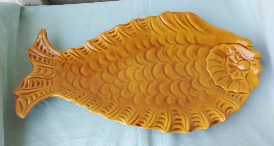 Plat à poisson Vallauris Lunetta