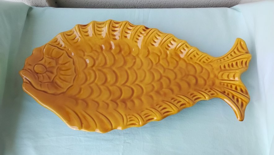 Plat à poisson Vallauris Lunetta