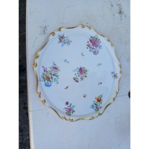 Plat à Tarte en Faience