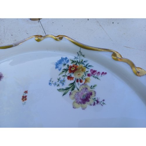 Plat à Tarte en Faience