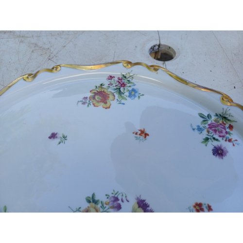 Plat à Tarte en Faience