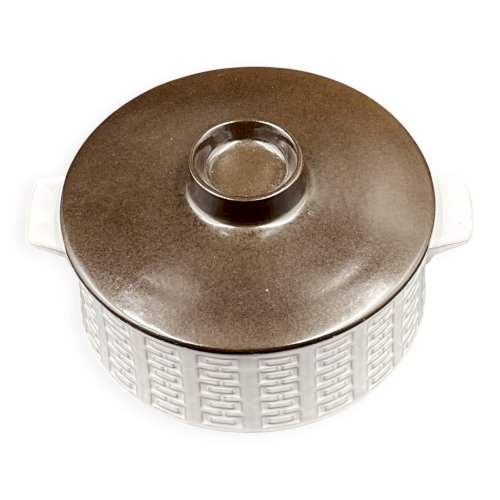 Plat avec couvercle Céramano par Karl Leutner