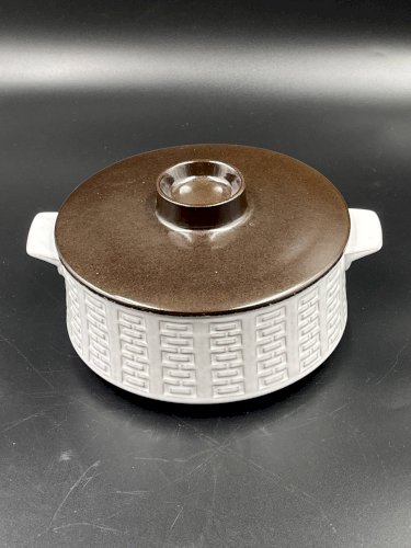 Plat avec couvercle Céramano par Karl Leutner