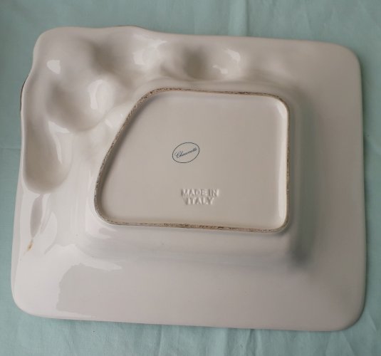 Plat barbotine citrons