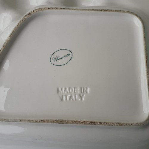 Plat barbotine citrons