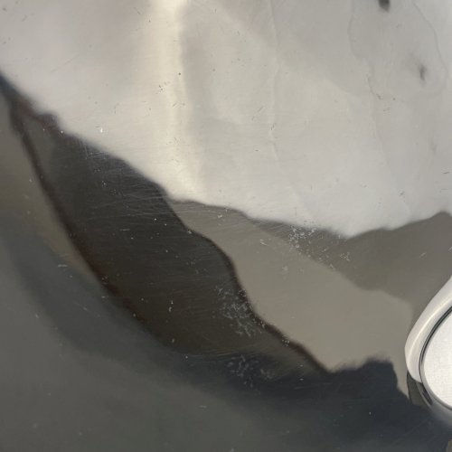 Plat centre de table coupe à fruit céramique noire irisé VERCERAM 6750