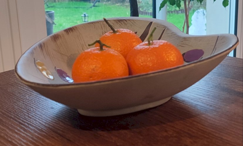 Plat céramique West Germany Freeform MCM années 50/60