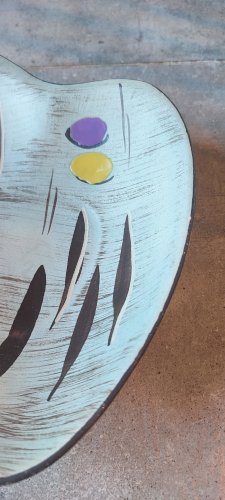 Plat céramique West Germany Freeform MCM années 50/60