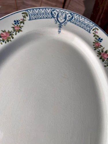 Plat Creil et Montereau modèle Tournay