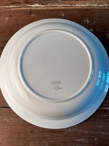 Plat creux Digoin Sarreguemines modèle Cannes