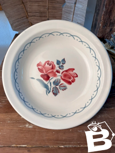 Plat creux Digoin Sarreguemines modèle Cannes