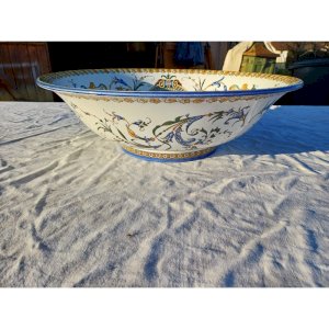 Hollow Dish in Gien Earthenware 19th Century