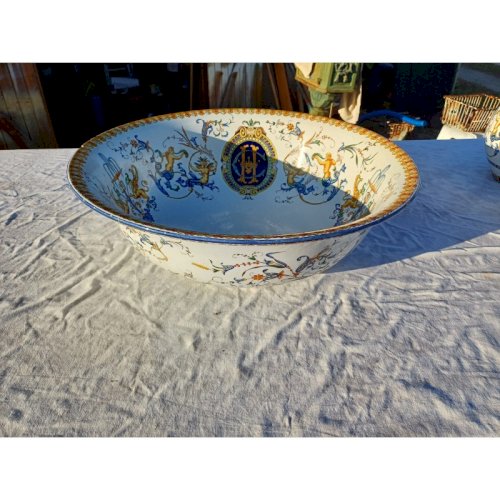 Plat Creux en Faience de Gien 19 ème