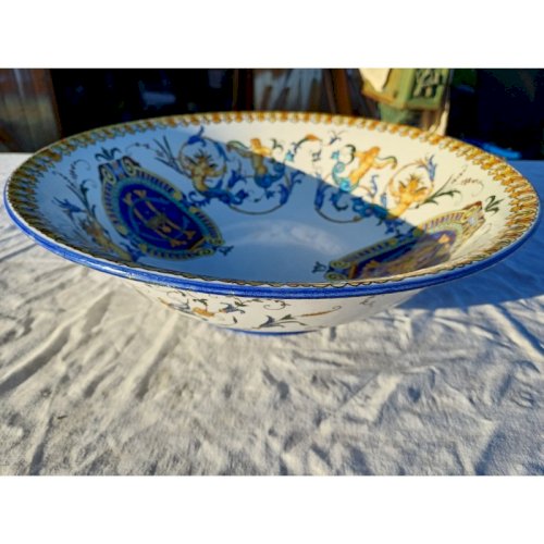 Plat Creux en Faience de Gien 19 ème