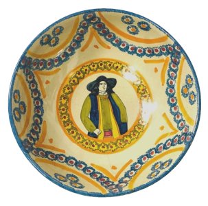 Plat creux en faience de Quinper "Maison Henriot a Quinper " XX siècle