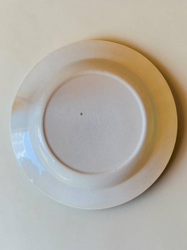 Plat creux en faïence Saint Amand