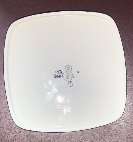 Plat creux Fajance céramique vintage Royal Copenhagen Marianne Johnson Denmark