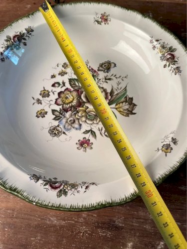 Plat creux KG Lunéville en faïence
