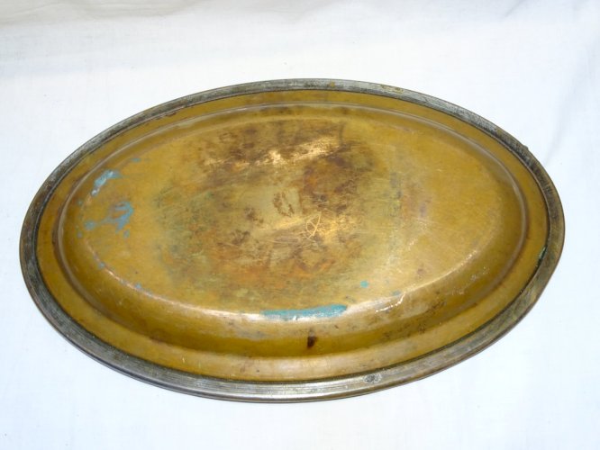 - PLAT CUIVRE OVAL INTERIEUR ETAME COLLECTION DECO CUISINE COLLECTION    D