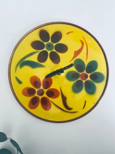 Plat de présentation / fromages / gâteaux vintage Saint Clément Années 70 Pop Art