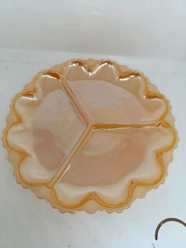 plat de service vintage à 3 compartiments en bon etat