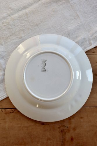 Plat de service vintage Digoin Sarreguemines modèle Épernay
