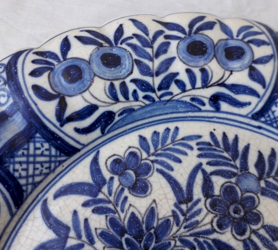 Plat Delft décor bleu Pinacker 
