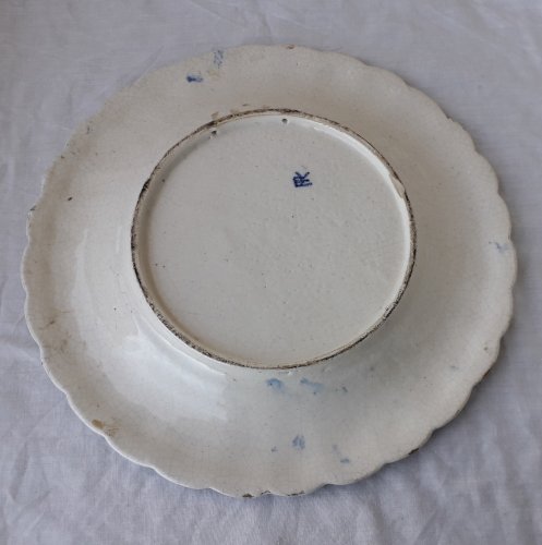 Plat Delft décor bleu Pinacker 