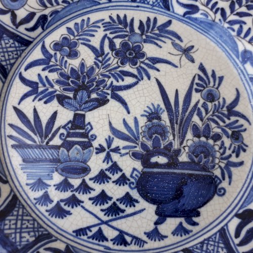Plat Delft décor bleu Pinacker 