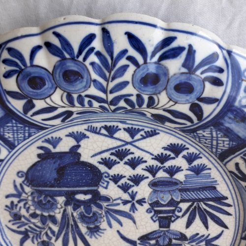 Plat Delft décor bleu Pinacker 