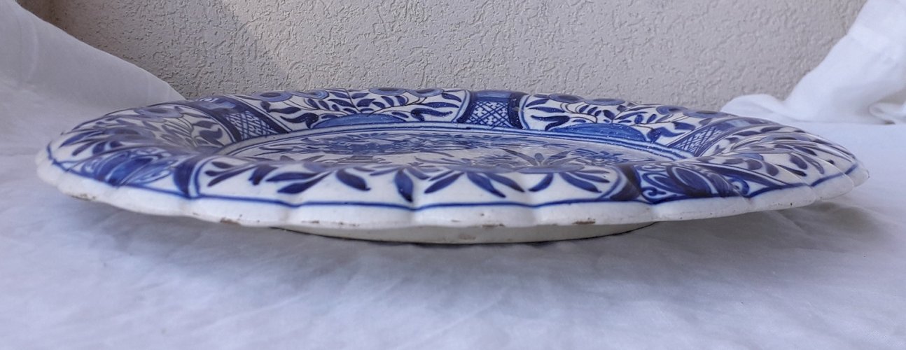 Plat Delft décor bleu Pinacker 