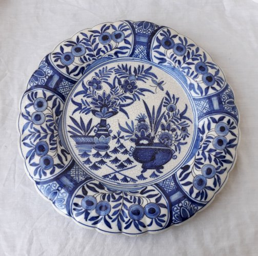 Plat Delft décor bleu Pinacker 