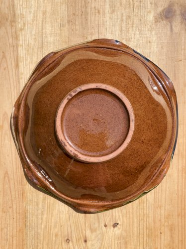 Plat en céramique signé Cerampuo