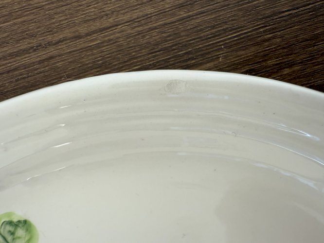 Plat en forme de pomme barbotine